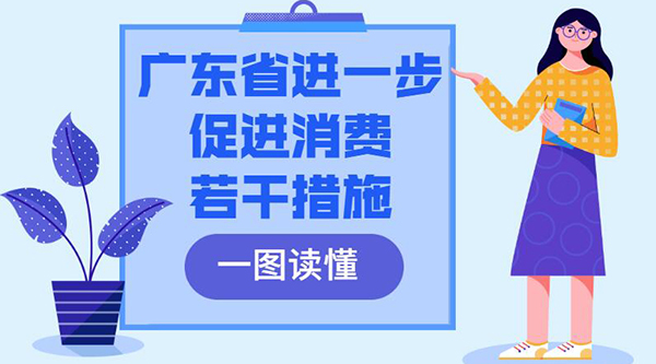 一图读懂广东省进一步促进消费若干措施