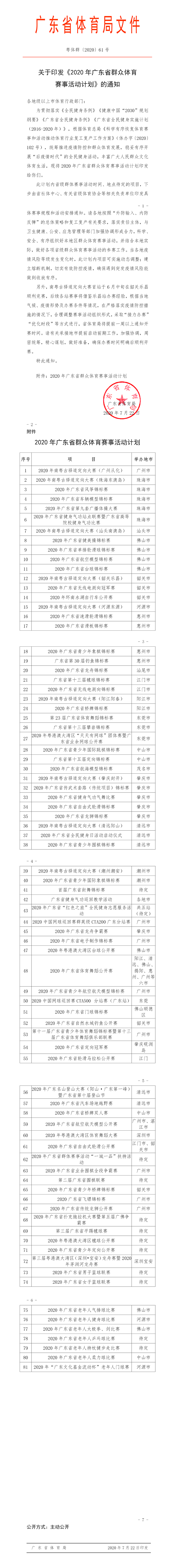 粤体群〔2020〕61号关于印发《2020年广东省群众体育赛事活动计划》的通知(1).png